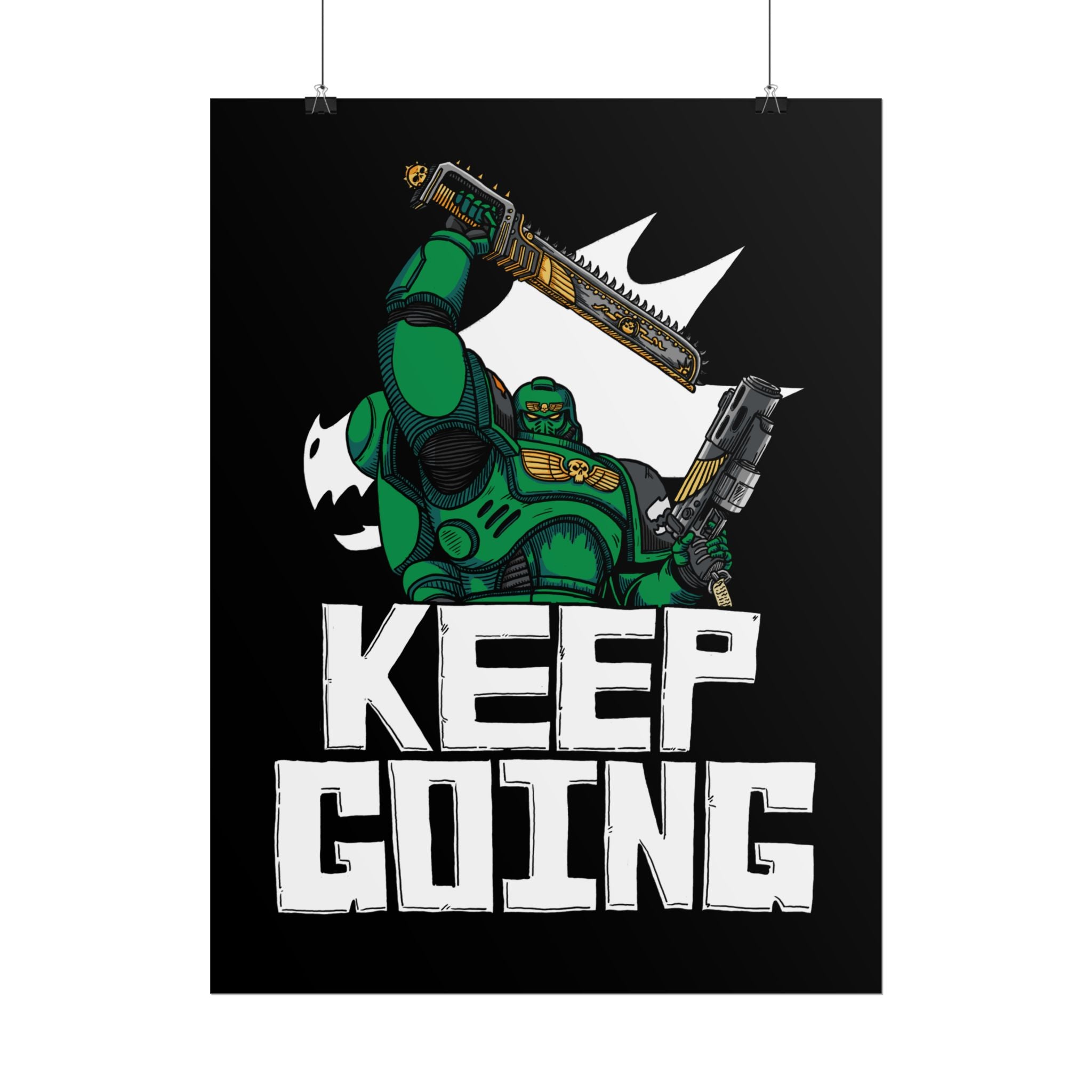 "Keep Going!" - Salamanders Poster