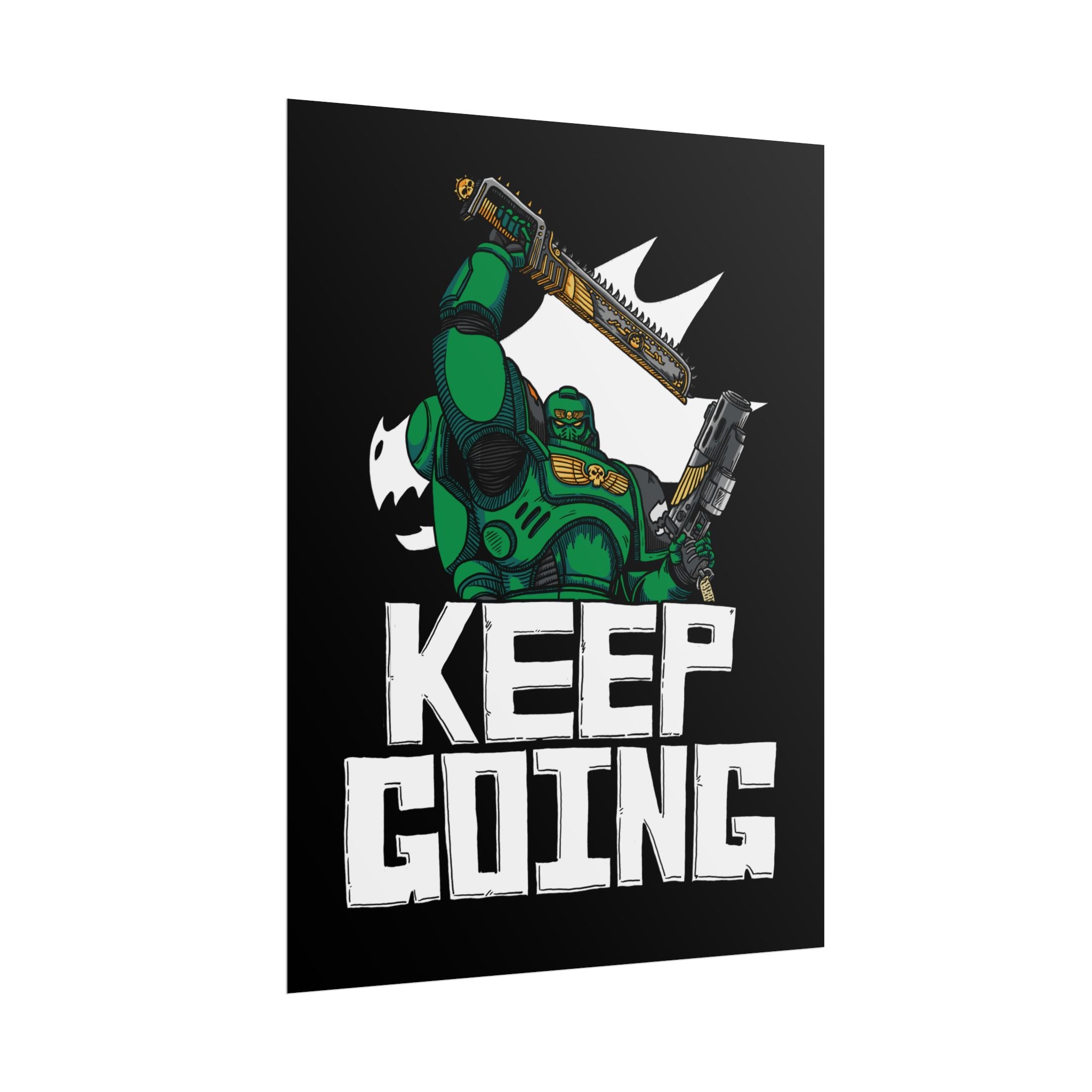 "Keep Going!" - Salamanders Poster