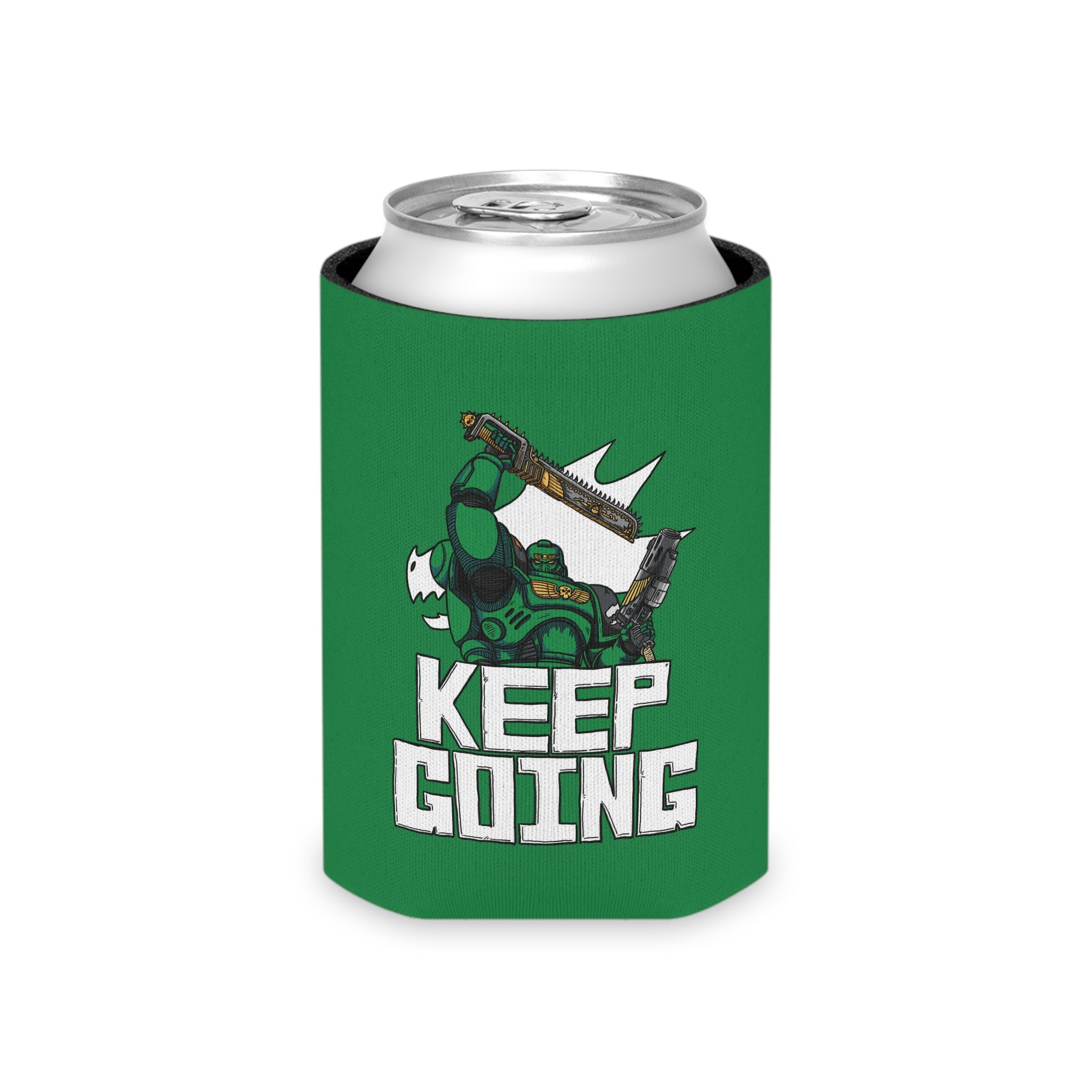 "Keep Going!" - Salamanders Beer Koozie
