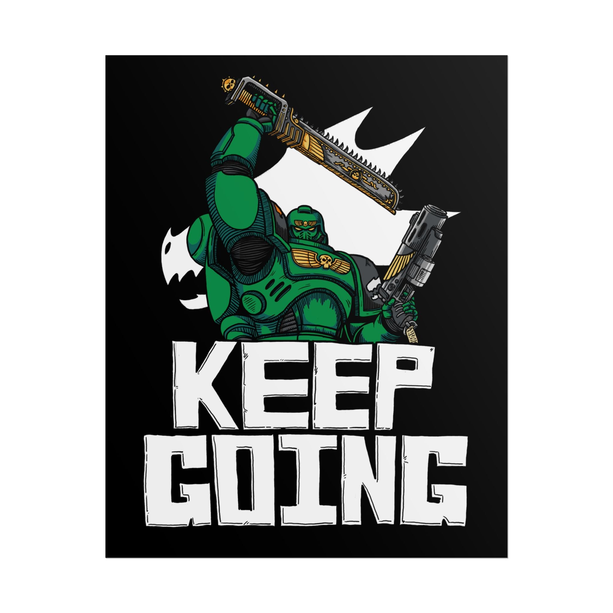 "Keep Going!" - Salamanders Poster