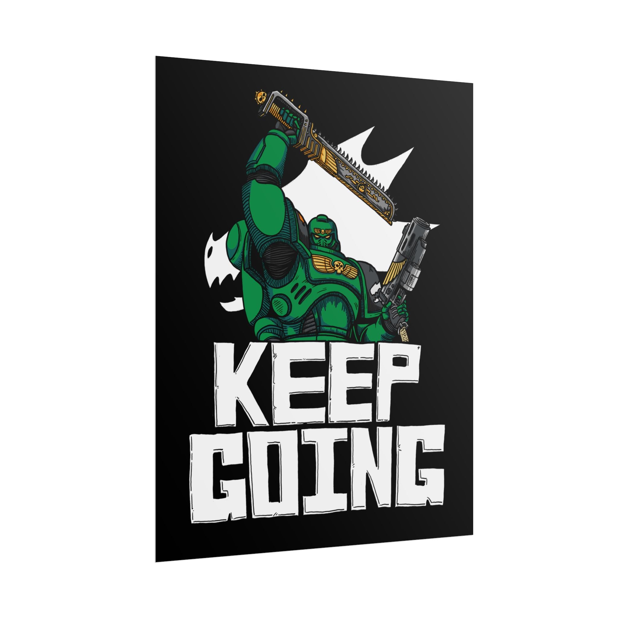 "Keep Going!" - Salamanders Poster