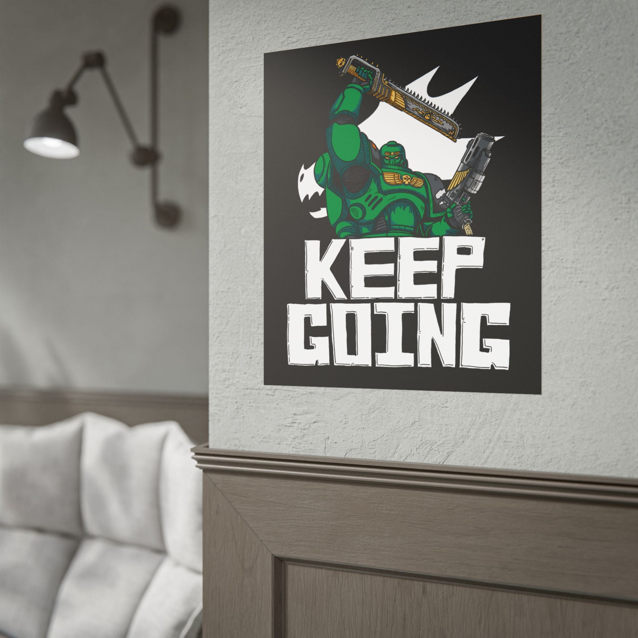 "Keep Going!" - Salamanders Poster