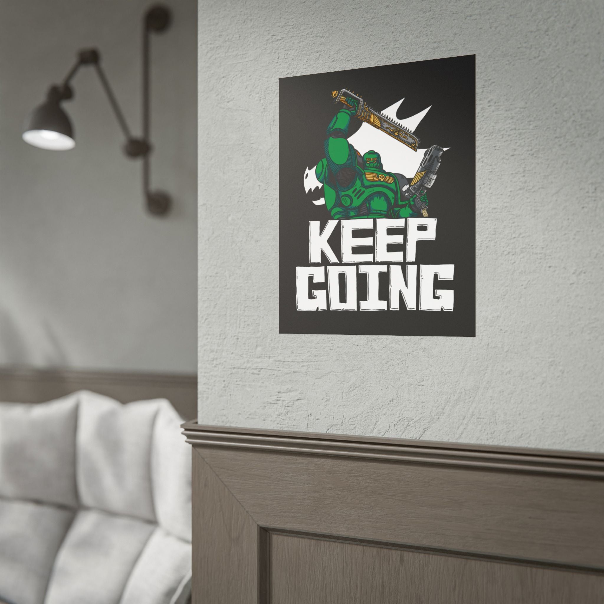 "Keep Going!" - Salamanders Poster