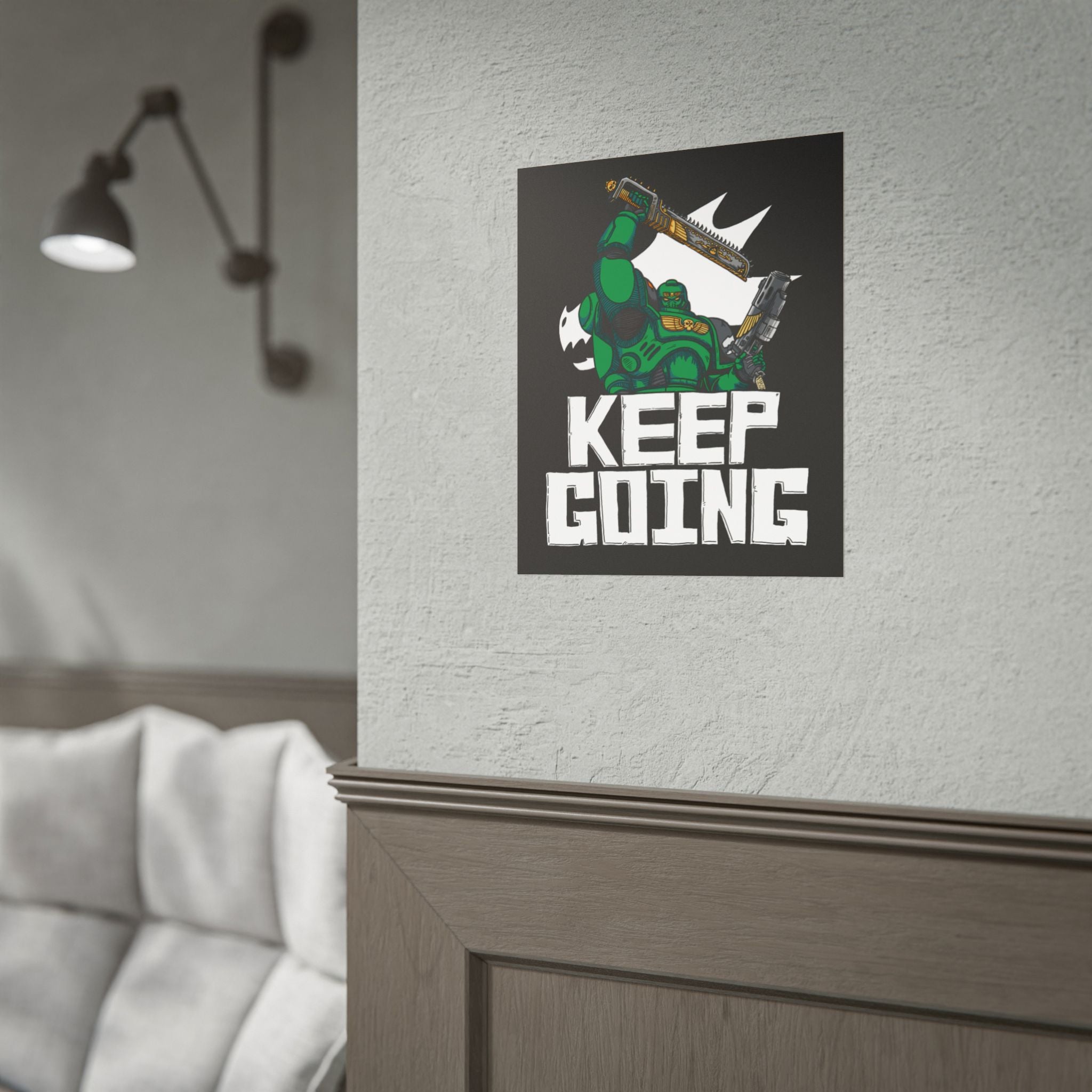 "Keep Going!" - Salamanders Poster